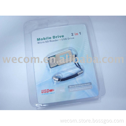 USB2.0 T-Flash/Micro SD card reader